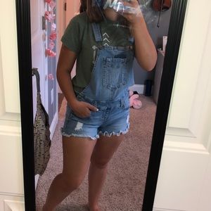 Overall Shorts